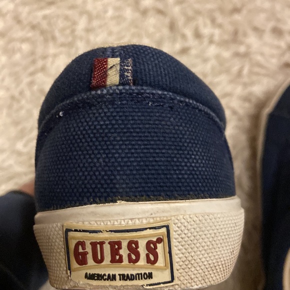 Vintage Guess Sneakers - Navy Blue + White - Picture 5 of 10